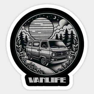 Vintage Vanlife Sticker